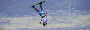 Jesse Richman kite loop double half cab in Hawaii